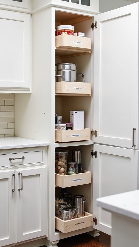 organized kitchen cabinet solutions