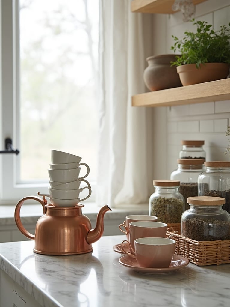 refined stylish functional tea station