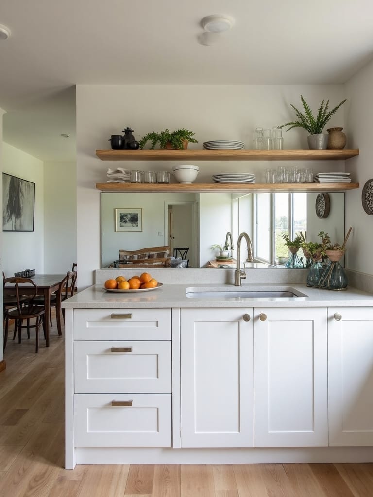 reflect light expand space