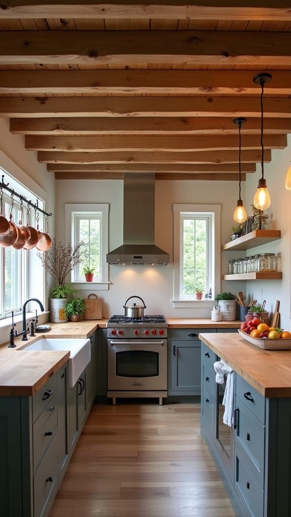 rustic creative warming kitchen decor