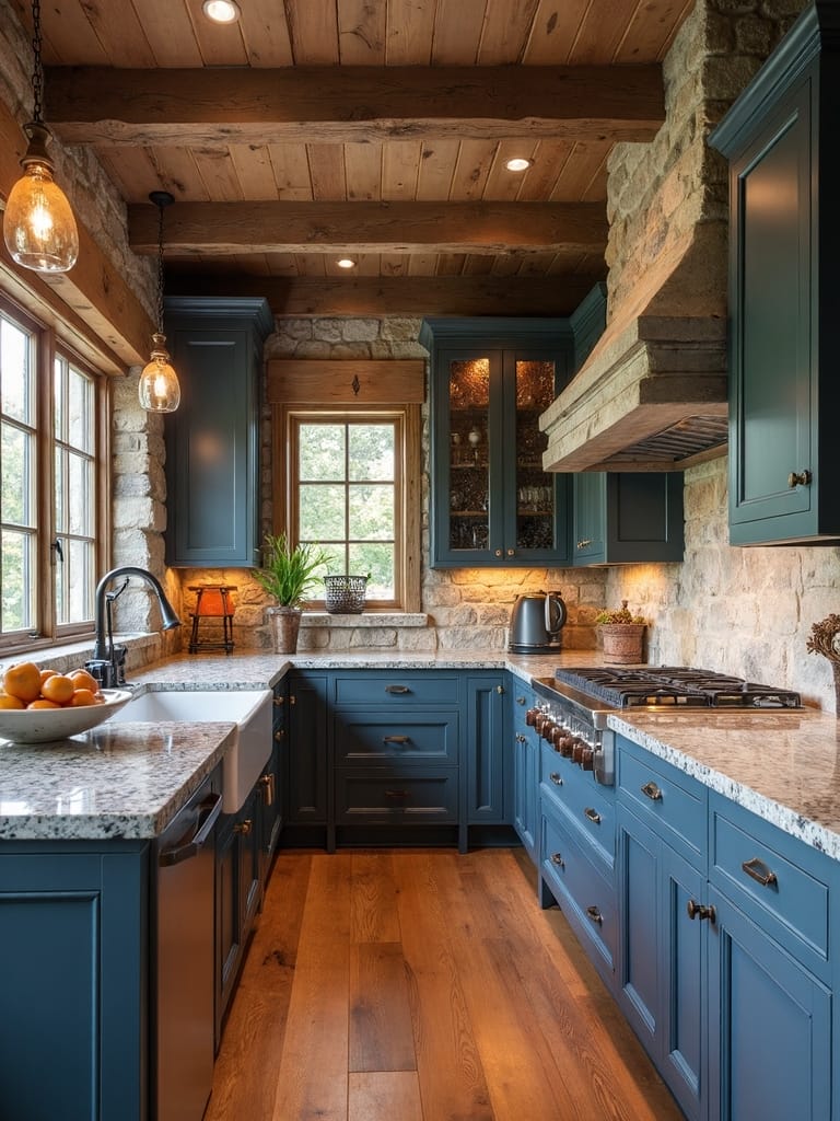 rustic elegance with natural accents