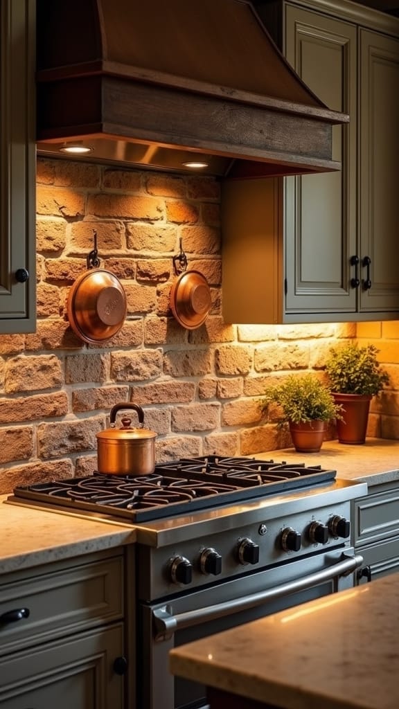 rustic kitchen backsplash charming ideas