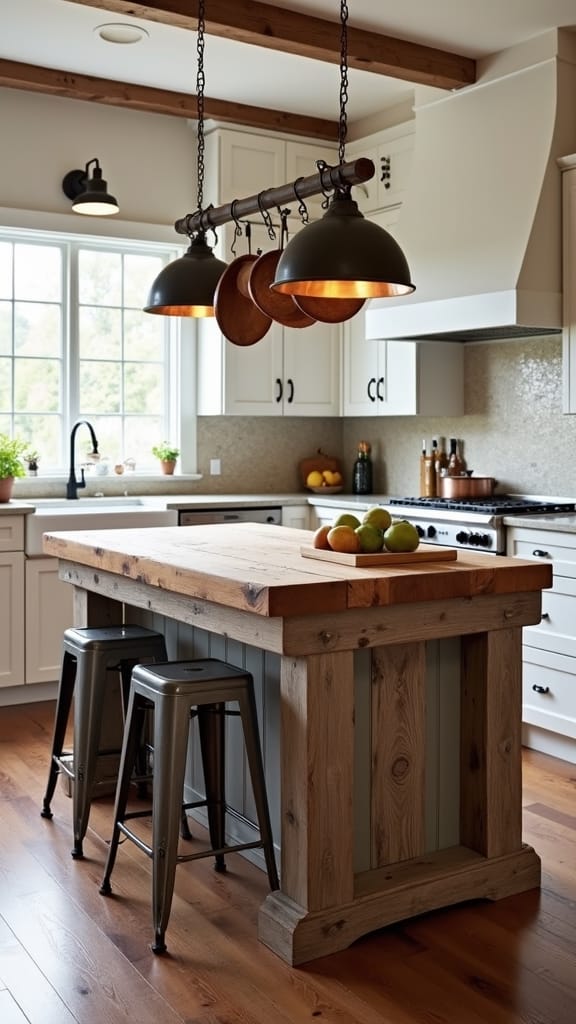 rustic kitchen island design inspiration