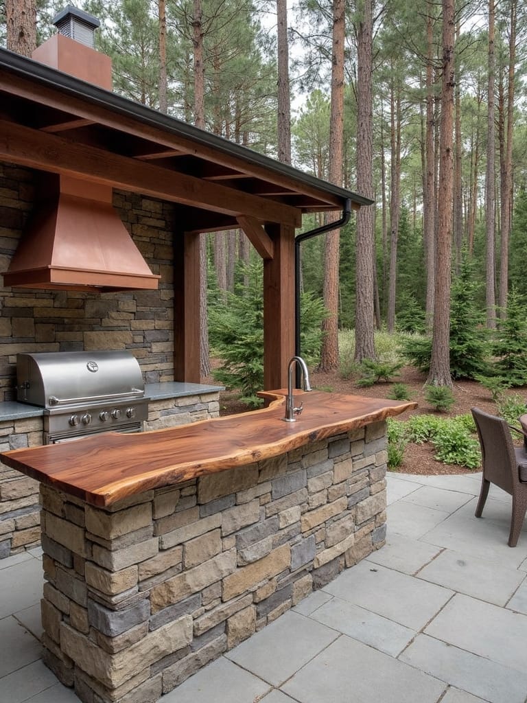 rustic woodland retreat natural elegance
