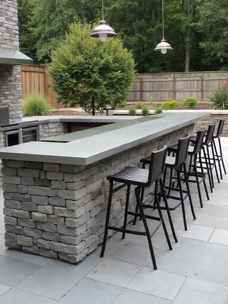 sophisticated outdoor kitchen design