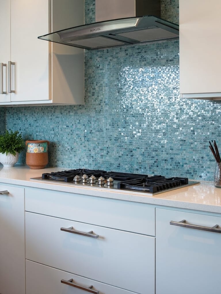space maximizing mosaic backsplash designs