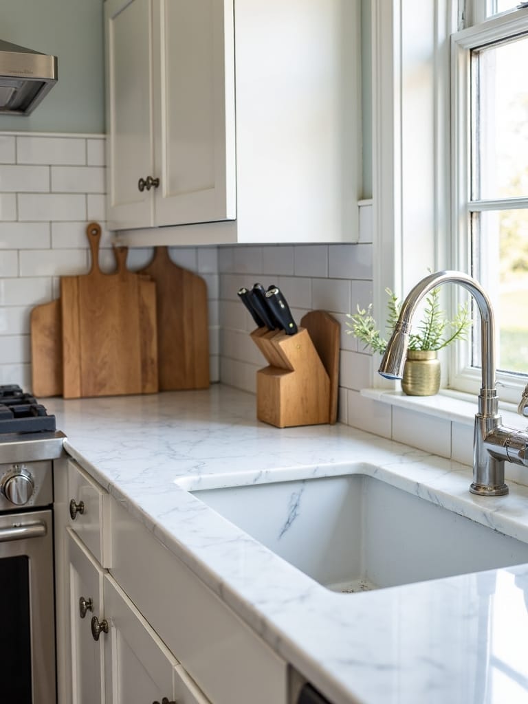 streamlined food preparation zone organization