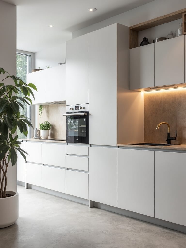 streamlined uncluttered integrated seamless