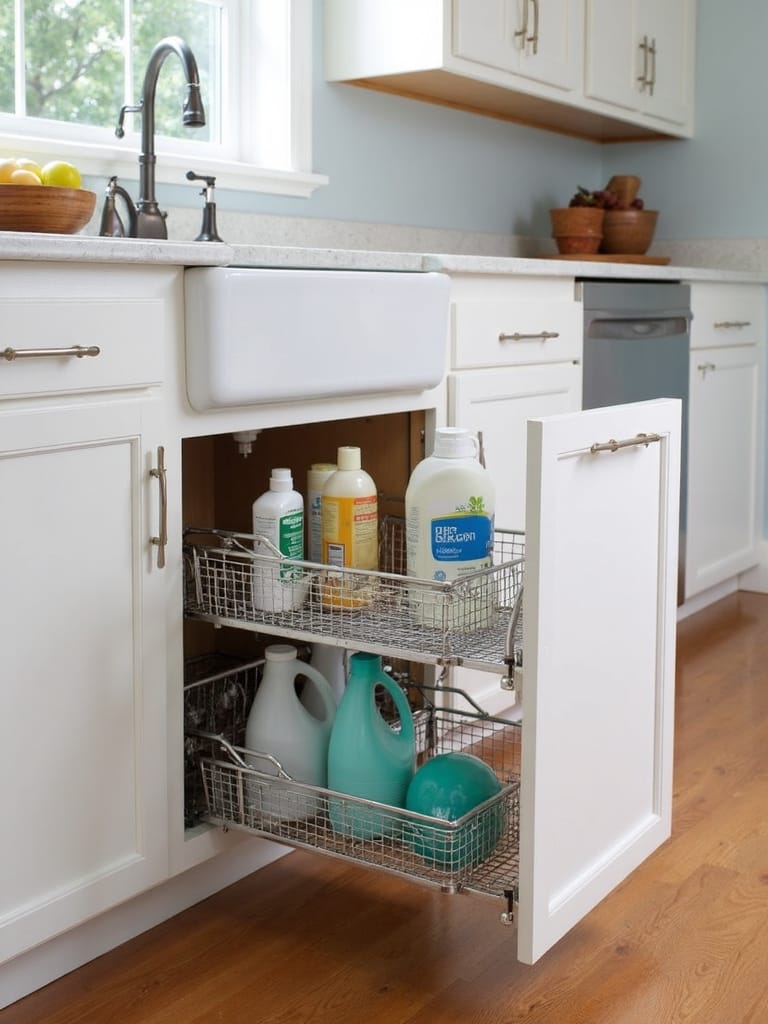 streamlined under sink storage powerhouse