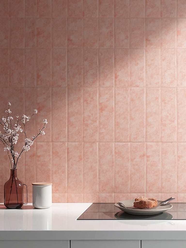textured artisanal moroccan inspired muted pink