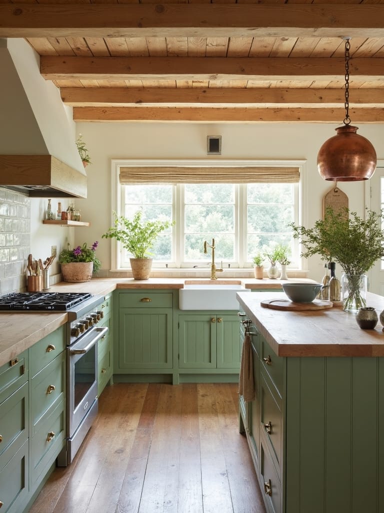 timeless farmhouse charm through heritage palettes