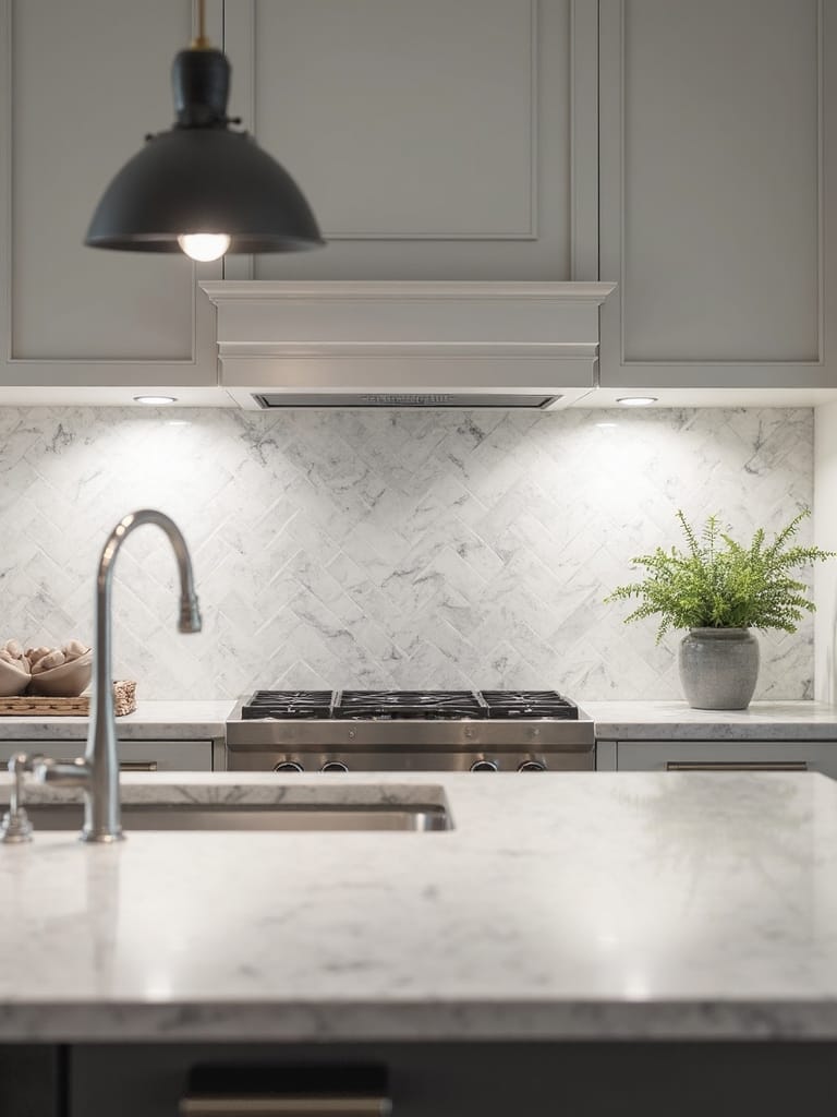 timeless herringbone pattern appeal