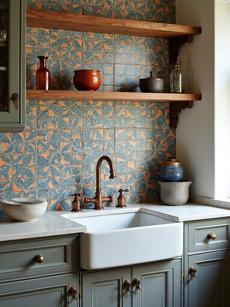 timeless vintage moroccan tile arrangements