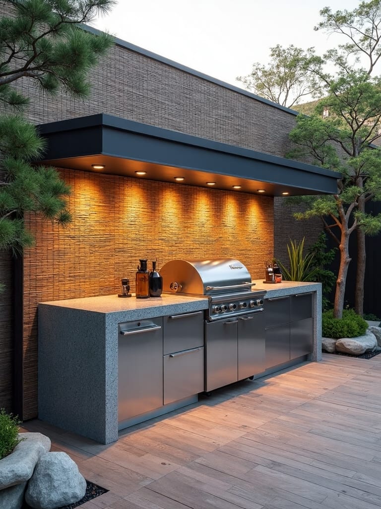tranquil outdoor cooking retreat