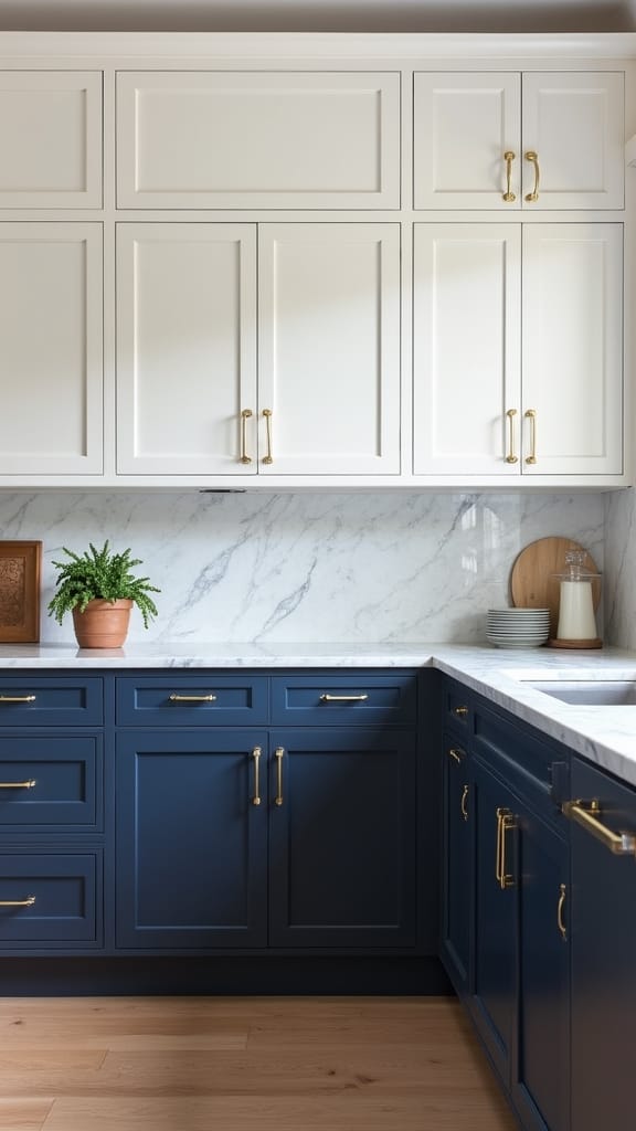 two tone cabinet finishes
