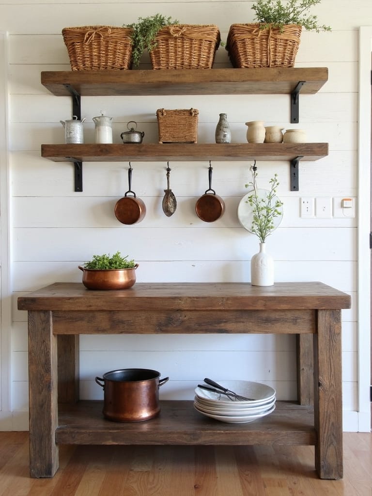 versatile farmhouse kitchen island storage solutions