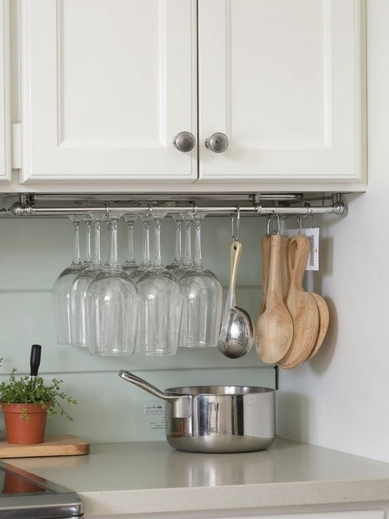 vertical space saving kitchen organization solutions