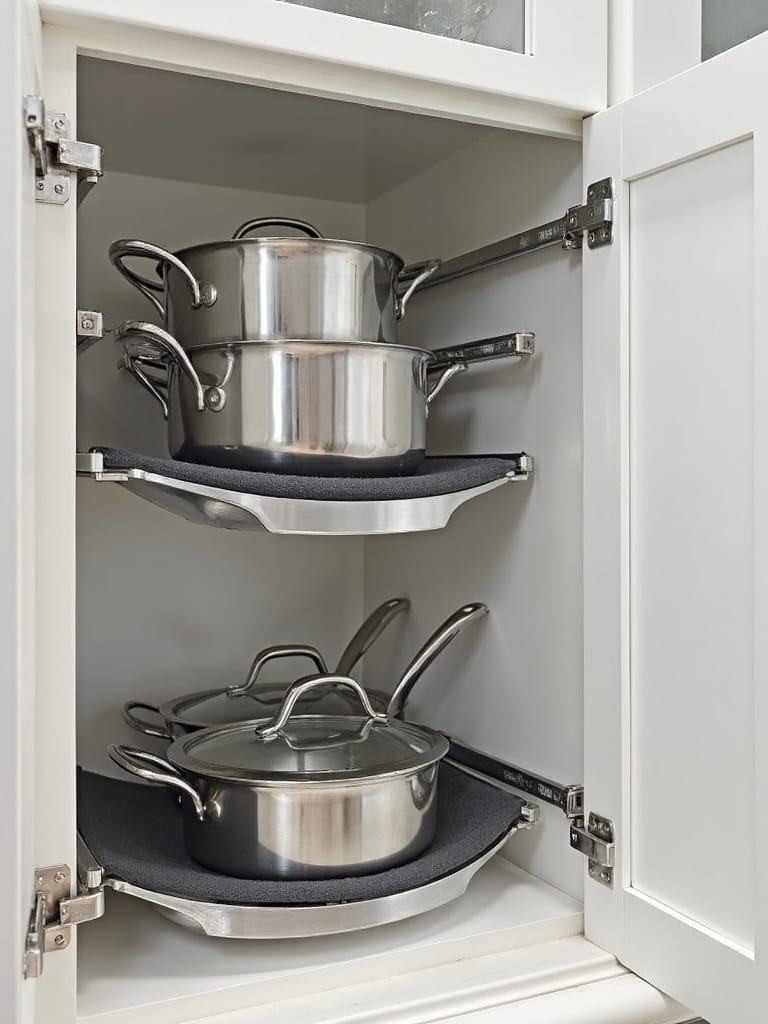 vertical storage space saving scratch resistant stacking efficiency