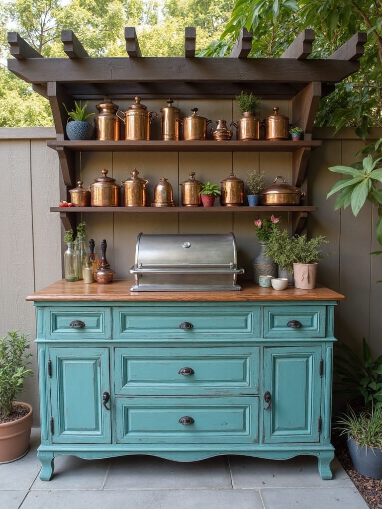 vintage furniture outdoor storage solutions