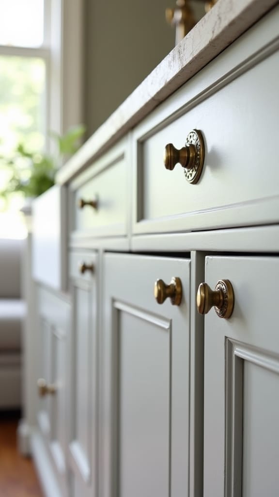vintage hardware enhances elegance