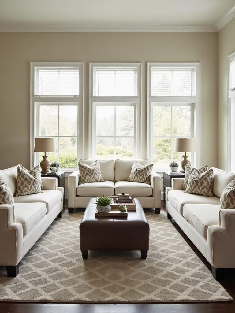 balanced furniture harmonious living room