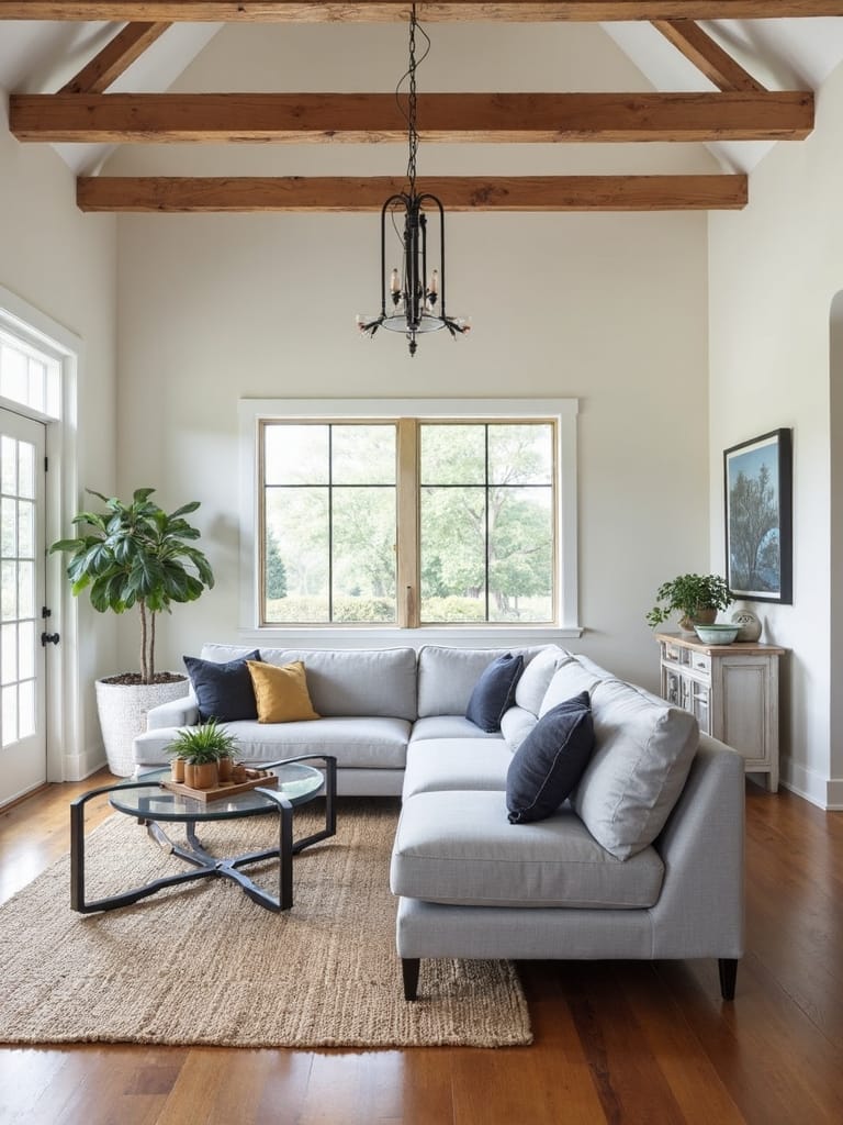 balanced modern rustic farmhouse living