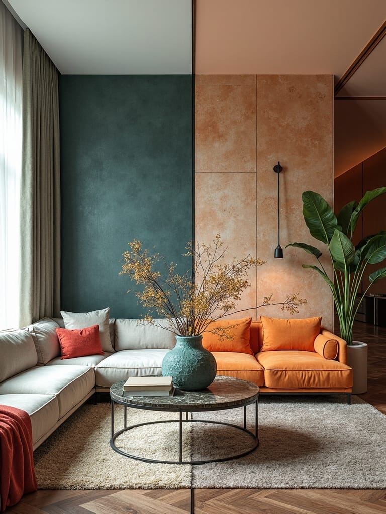 balanced visual harmony through blended styles