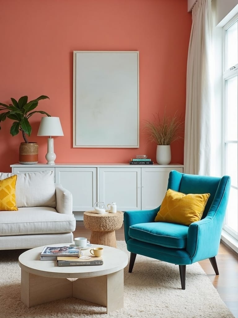 curated minimalist color placement