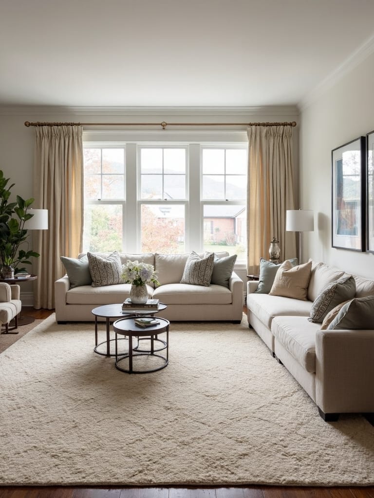 define zones with area rugs