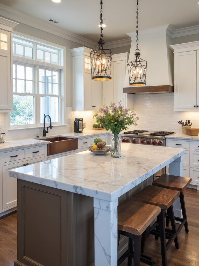 elegant functional luxurious kitchen island