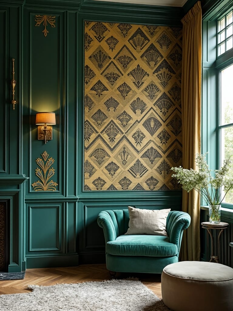 glamorous art deco geometric elegance