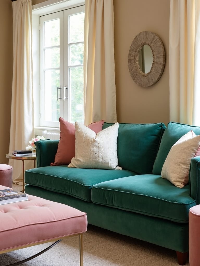 harmonize colors through upholstery coordination
