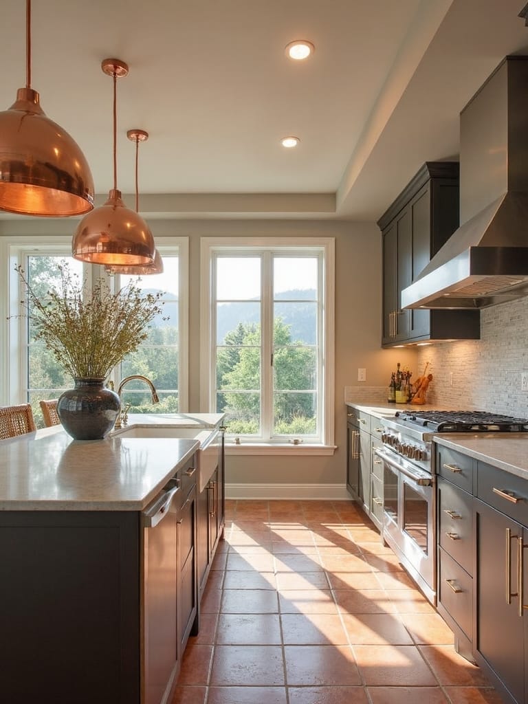 layered lighting transforms kitchen ambiance
