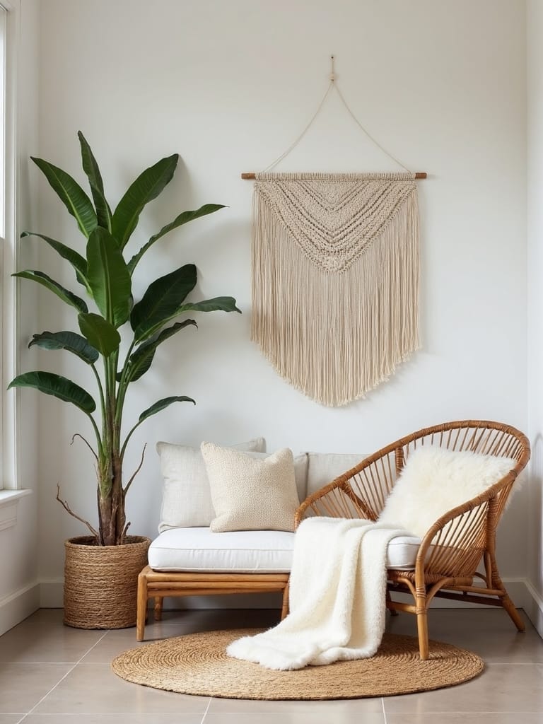 layered textural minimalist white harmony