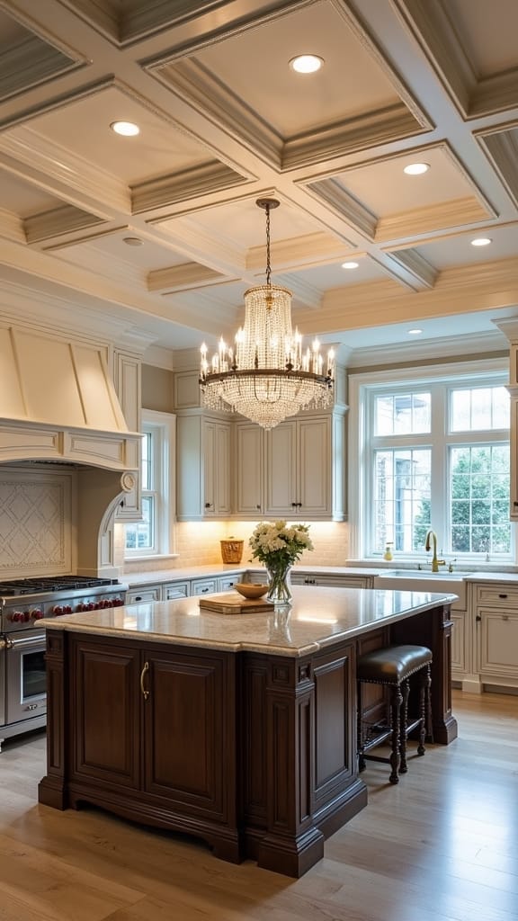 luxurious kitchen ceiling designs captivate