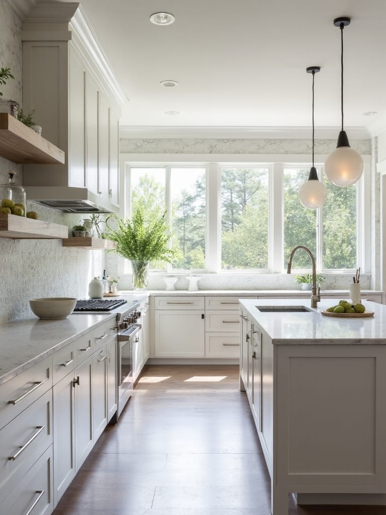 maximize vertical kitchen storage space
