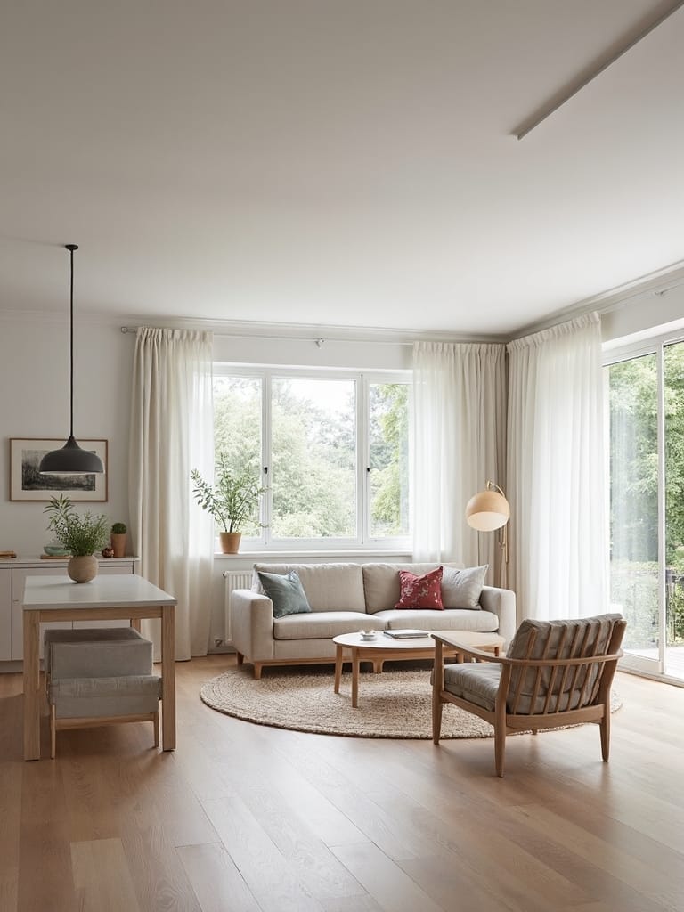 minimalist scandinavian design natural materials