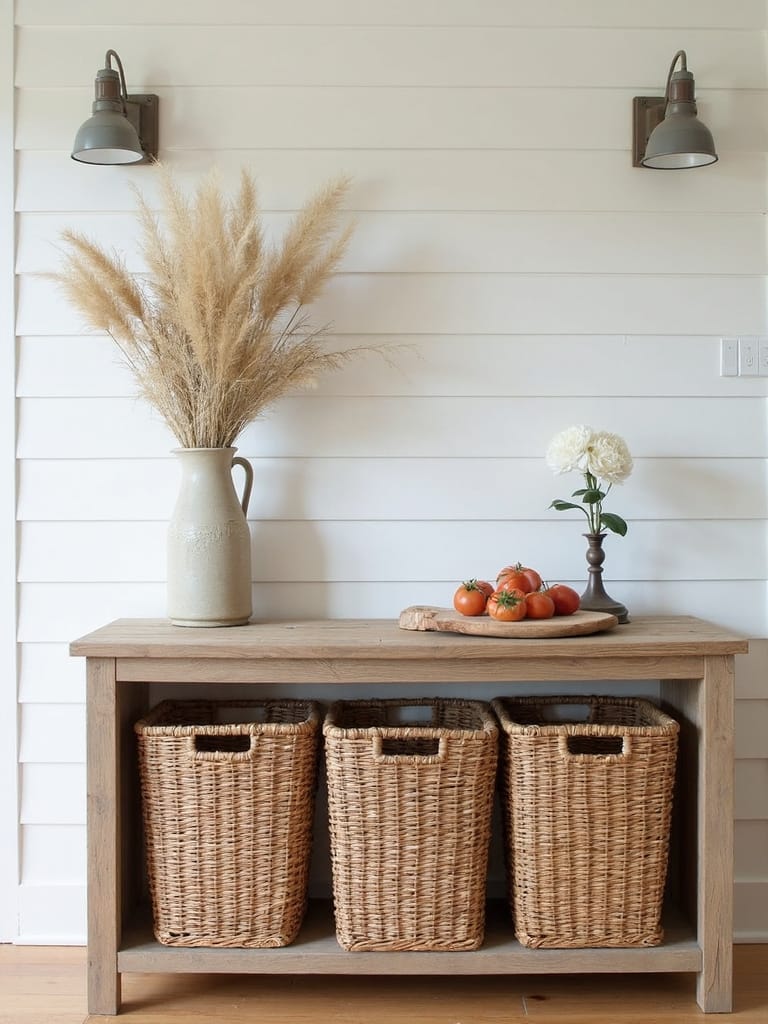 organic farmhouse storage solution