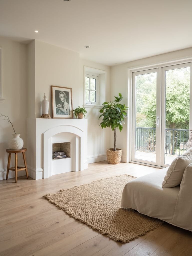 peaceful minimalist natural neutral decor