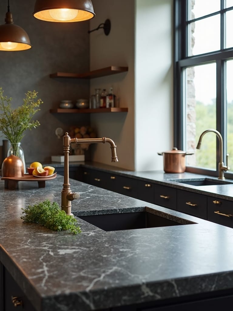 rich luxurious timeless soapstone countertops