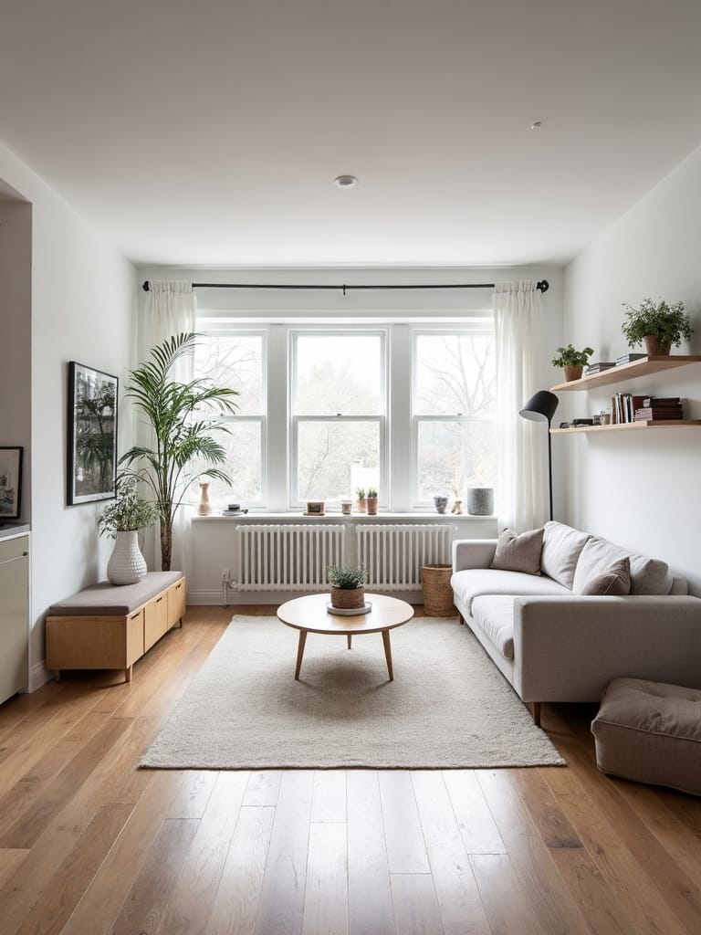 scandinavian open floor plan optimization