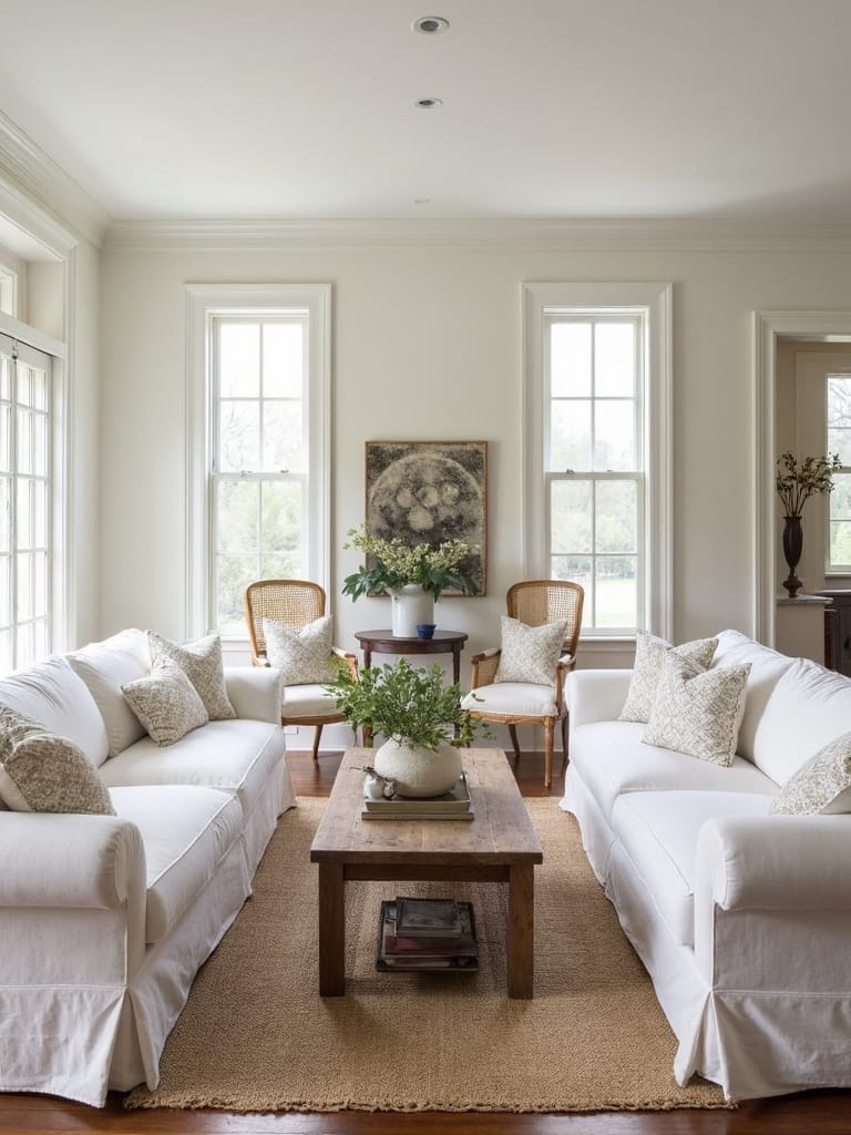 symmetrical balanced inviting conversational