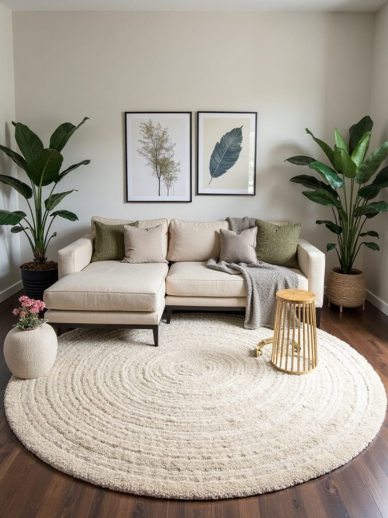 unique intimate versatile and focal round rugs