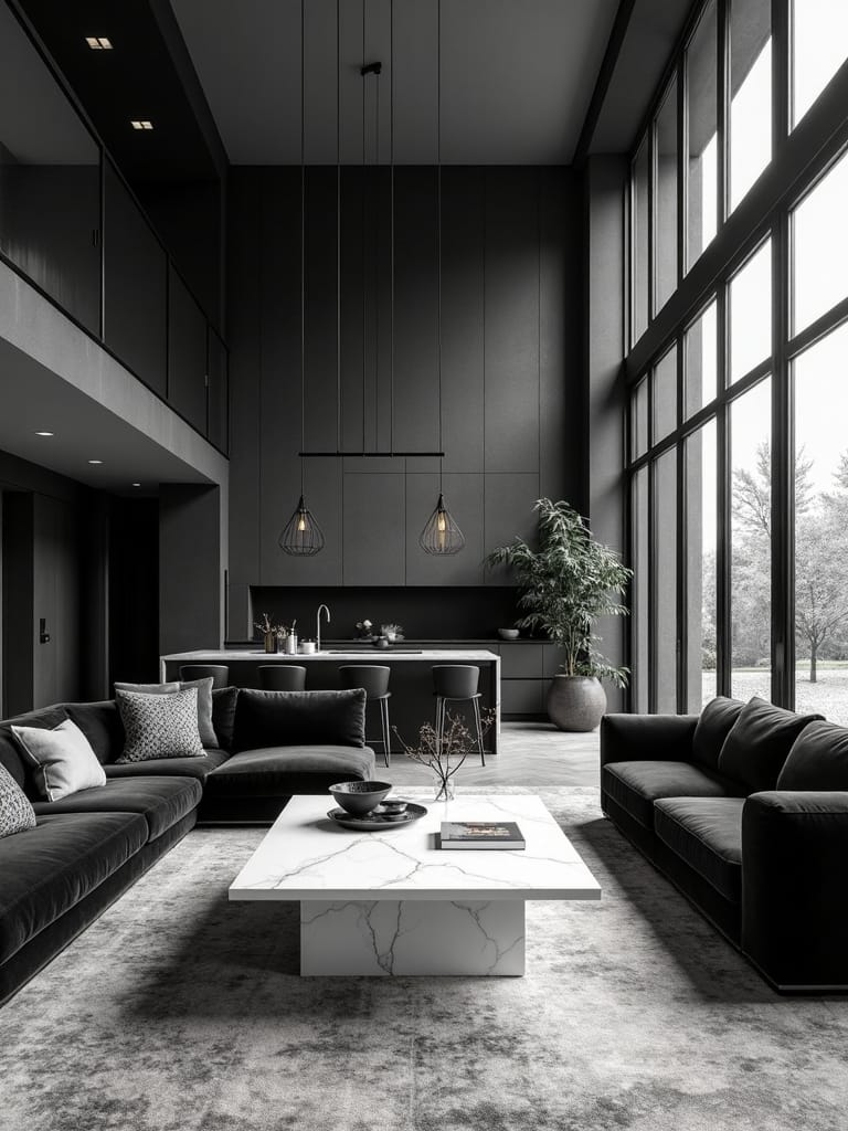 velvet marble contrast sophistication