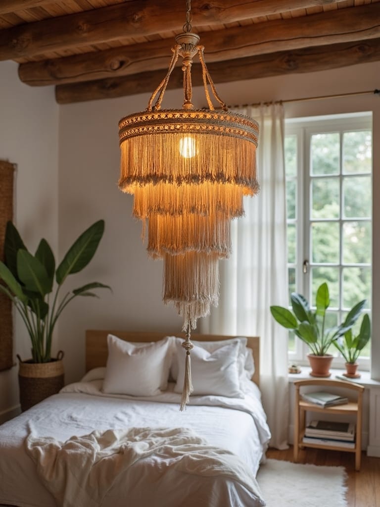 boho chandeliers for dreamy ambiance