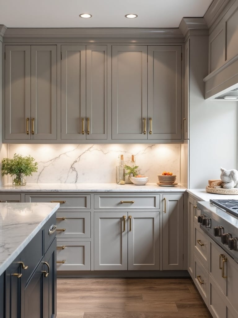 sophisticated warm inviting kitchen design