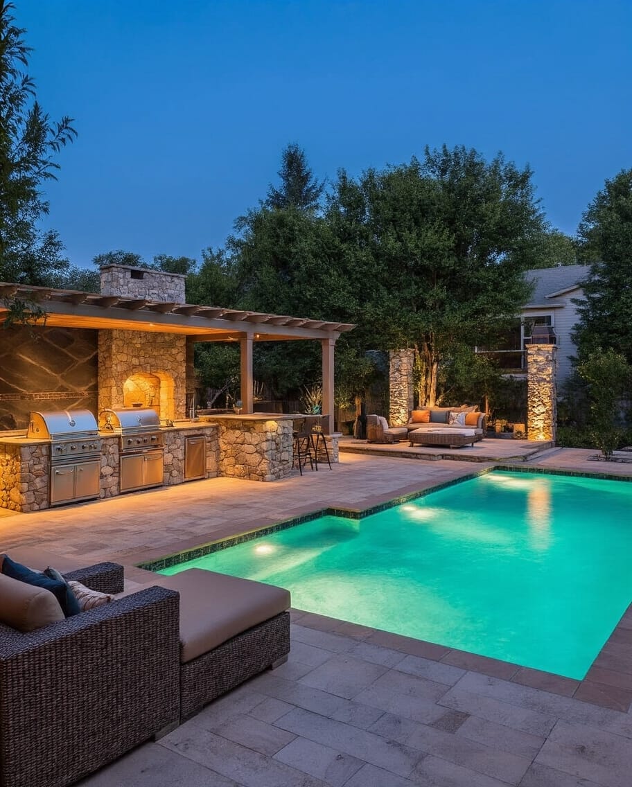 summer backyard entertaining