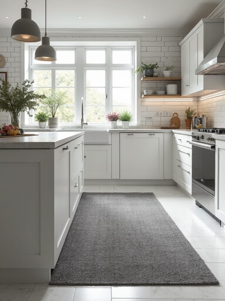 kitchen floor rug stability