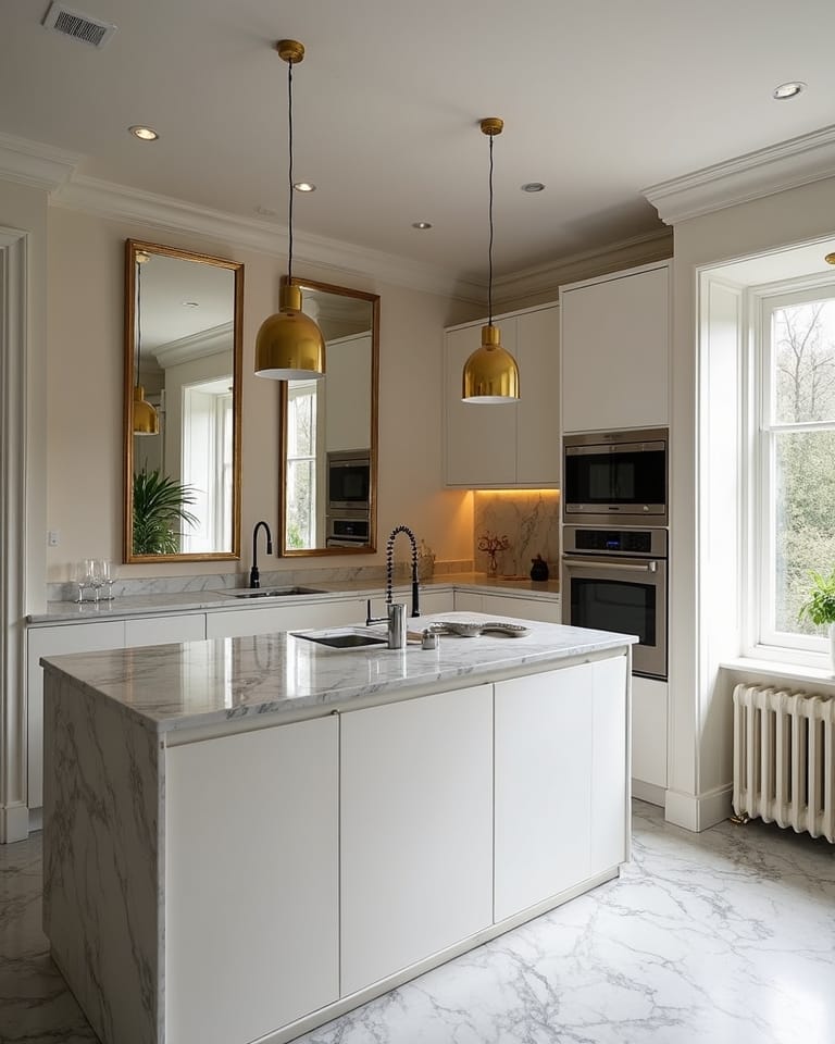 luxurious compact kitchen design ideas