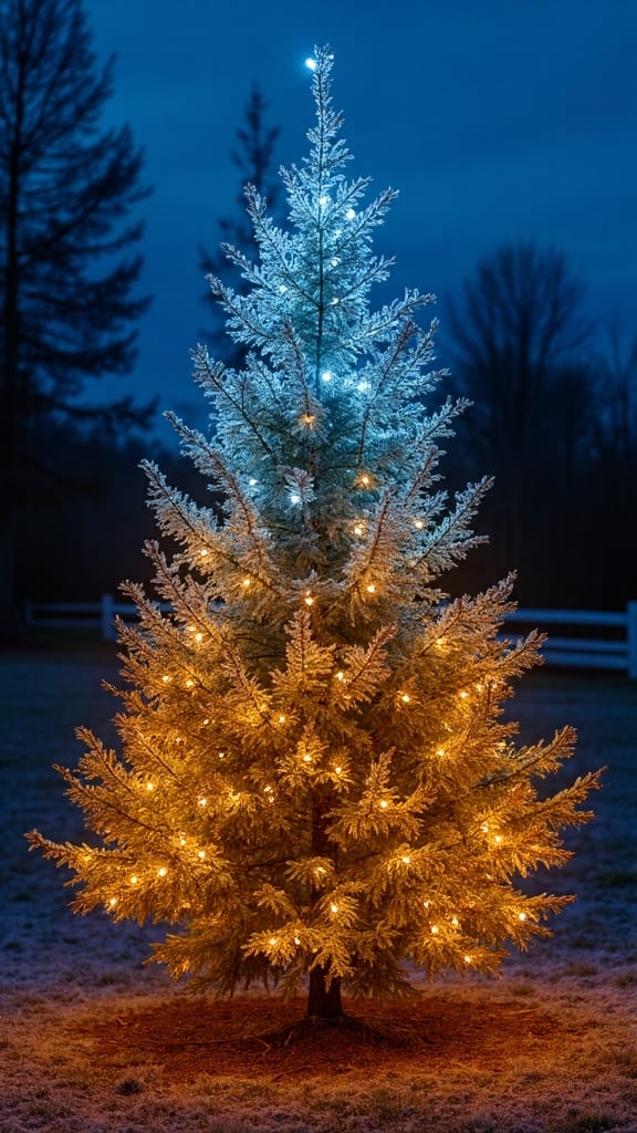 13 Outdoor Christmas Tree Light Ideas for a Magical Glow - 2026
